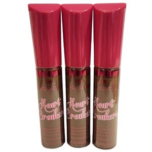Lot of 3 Makeup Revolution London Heart Breakers Concealer Hazelnut New Sealed